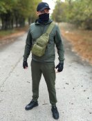 Сумка рюкзак 5 л с отделением под бутылку тактическая военная ( олива)