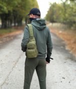 Сумка рюкзак 5 л с отделением под бутылку тактическая военная ( олива)