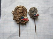 2 значка Чехословакии 1938 г.