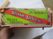 Пачка от сигарет " ATIKAH"delta.Dresden. с 1 сигаретой.