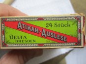 Пачка от сигарет " ATIKAH"delta.Dresden. с 1 сигаретой.