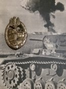 Нагрудний знак за танкову атаку ( бронза)