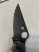 Spyderco paramilitary 2 black camo