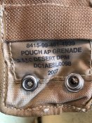 Гранатный подсумок, pounch AP grenade DDPM Британия
