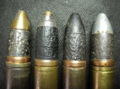 Подборка ММГ (4шт) снарядов 20х99R к авиационной 20-мм пушке ШВАК