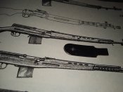 Пружина прицельной планки СКС