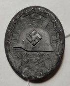 Знак за ранение в серебре клеймо 4