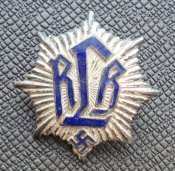 Кокарда Reichsluftschutzbund (RLB).