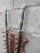 Декоративная настенная подставка для хранения 12 ножей и прочего ХО  ММГ...