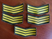 Нарукавная нашивка военнослужащего СА, трёхгодички 5шт