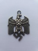 Подвеска Фрачный орел Вермахта Фрачник на гражданскую одежду Свастика Германия Третий рейх (1 шт.)