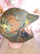 Новая шапка зимняя флектарн Бундесвера (Германия). Ушанка Bundes немка Flecktarn р.61 (№36)