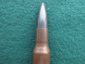 Болгарский патрон 7,62x54R с короткобойной (практической) пулей.