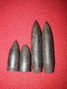 Сердечники от 12,7 мм пуль ДШК