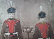 Фотография, Два Военных, И.Ильинъ Петроград, 1-я рота уг.Забалканского пр,№2/23