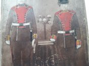 Фотография, Два Военных, И.Ильинъ Петроград, 1-я рота уг.Забалканского пр,№2/23