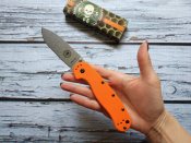 Складной нож от компании ESEE. Модель Avispa Orange (BRK1301OR). Оригинал