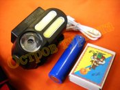 Фонарь налобный аккумуляторный Headlamp  611 XPE COB с аккумулятором