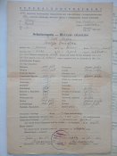 Свидетельство об окончании школи. Лемберг.1942.