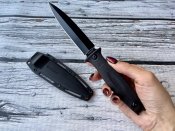 Нож с фиксированным клинком Kershaw Secret Agent Fixed Blade Boot Knife (4007). Оригинал