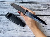Нож с фиксированным клинком Kershaw Secret Agent Fixed Blade Boot Knife (4007). Оригинал