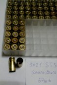 Гільзи сталеві 9х21 - 79 од.