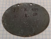 жетон ПСВ 437 полк 11 рота № 38