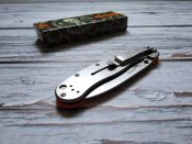 Складной нож от компании ESEE. Модель Avispa Orange (BRK1301OR). Оригинал