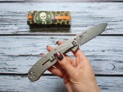 Складной нож от компании ESEE. Модель Avispa Orange (BRK1301OR). Оригинал