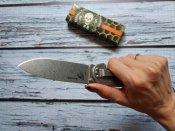 Складной нож от компании ESEE. Модель Avispa Orange (BRK1301OR). Оригинал