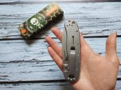 Складной нож от компании ESEE. Модель Avispa Orange (BRK1301OR). Оригинал