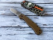 Складной нож от компании ESEE. Модель Avispa Coyote Brown (BRK1301CB). Оригинал