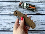Складной нож от компании ESEE. Модель Avispa Coyote Brown (BRK1301CB). Оригинал