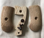 Комплект деревянных накладок и средника, с винтами и гайками (1 шт.)