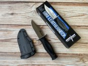 Нож с фиксированным клинком от Cold Steel. Модель Mini Leatherneck Clip Point (39LSAB). Оригинал