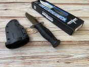 Нож с фиксированным клинком от Cold Steel. Модель Mini Leatherneck Clip Point (39LSAB). Оригинал