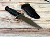 Нож с фиксированным клинком от Cold Steel. Модель Mini Leatherneck Clip Point (39LSAB). Оригинал