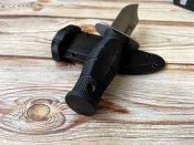 Нож с фиксированным клинком от Cold Steel. Модель Mini Leatherneck Clip Point (39LSAB). Оригинал