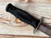 Нож с фиксированным клинком от Cold Steel. Модель Mini Leatherneck Clip Point (39LSAB). Оригинал
