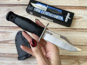 Нож с фиксированным клинком от Cold Steel. Модель Mini Leatherneck Clip Point (39LSAB). Оригинал