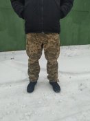 Брюки зимние с подстежкой пиксель ВСУ ММ-14 нового образца. Новые