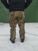 Брюки зимние с подстежкой пиксель ВСУ ММ-14 нового образца. Новые