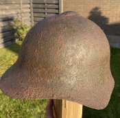 Ранняя Каска РККА- СШ-36 Ханхинголка в родном боевом окрасе) (в состоянии))