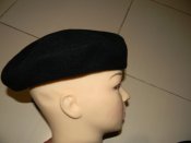 берет в.с.,Франція.розм.56.берет чорного кольру.