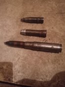 ММГ,  2 снаряда 30 мм.1 снаряд с под гранатомёта Вог 17