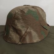 Чехол на пехотную каску WH-Sumpftarnmuster M43 (M44) «болото», реплика.