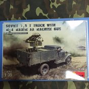 1/35 "ГАЗ" со счетверенной установкой "Максим" (MiniArt 35186)