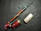 Курительная трубка "Bruyere garantie", зажигалка немецкого солдата.