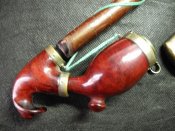 Курительная трубка "Bruyere garantie", зажигалка немецкого солдата.