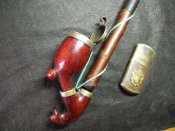 Курительная трубка "Bruyere garantie", зажигалка немецкого солдата.